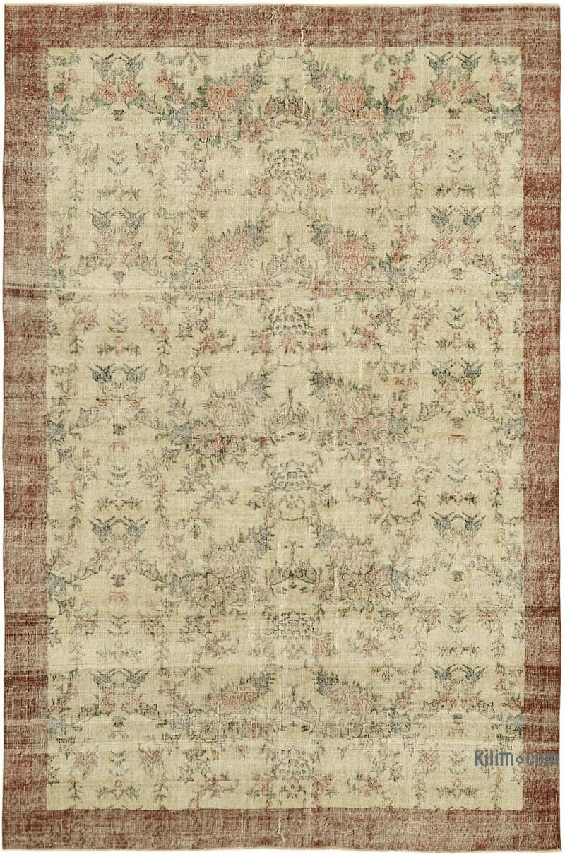 El Dokuma Vintage Halı - 194 cm x 295 cm - K0061162