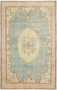 El Dokuma Vintage Halı - 197 cm x 304 cm