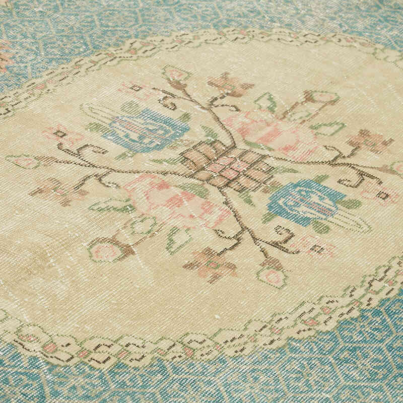 El Dokuma Vintage Halı - 197 cm x 304 cm - K0061169