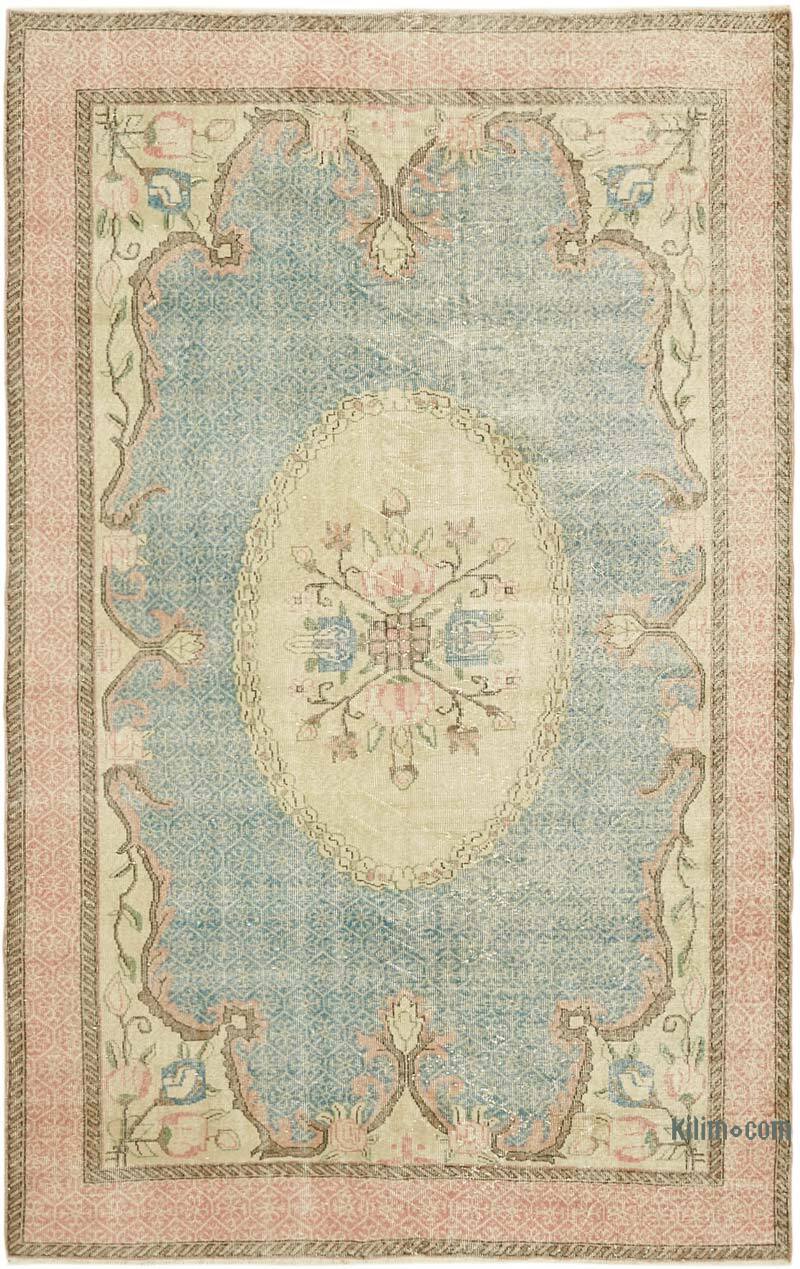 El Dokuma Vintage Halı - 197 cm x 304 cm - K0061169
