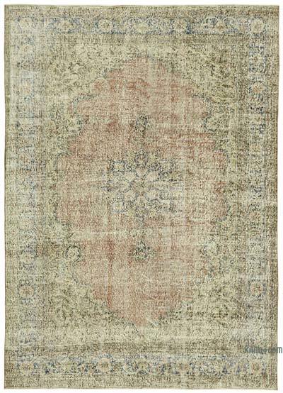 Vintage Turkish Hand-Knotted Rug - 7' 4" x 10'  (88 in. x 120 in.)