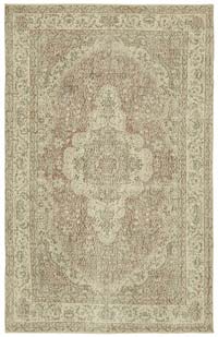 El Dokuma Vintage Halı - 207 cm x 317 cm
