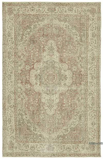 Vintage Turkish Hand-Knotted Rug - 6' 9" x 10' 5" (81 in. x 125 in.)