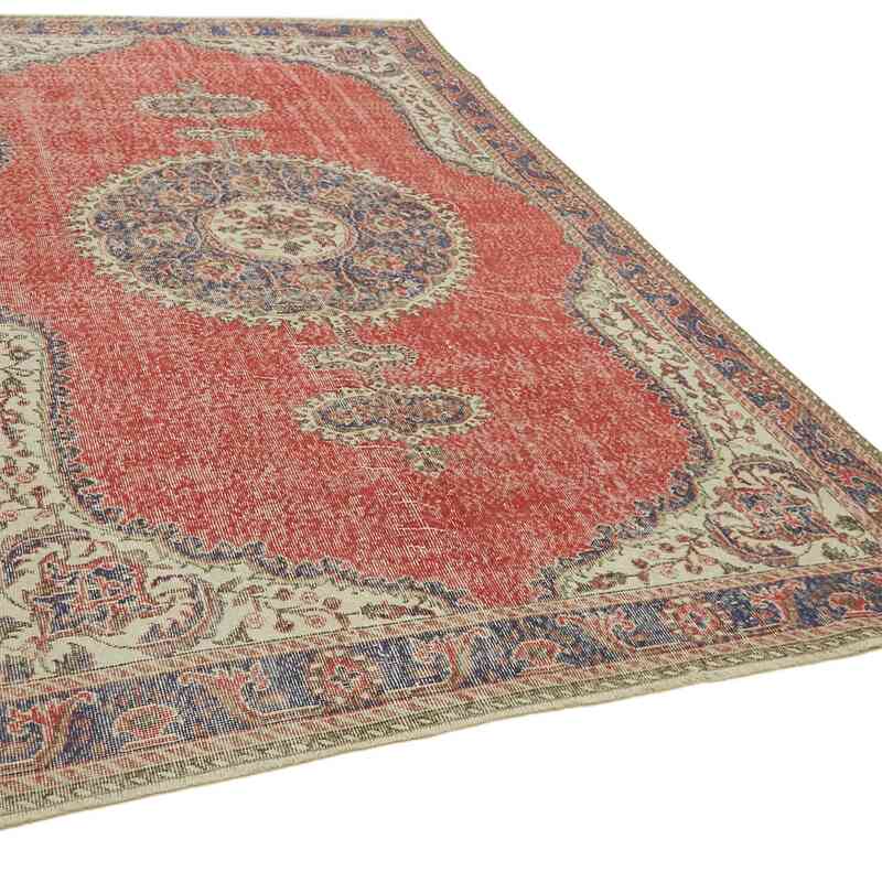 Vintage Turkish Hand-Knotted Rug - 6' 8" x 10' 9" (80 in. x 129 in.) - K0061177