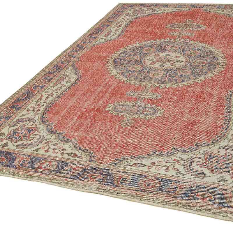 Vintage Turkish Hand-Knotted Rug - 6' 8" x 10' 9" (80 in. x 129 in.) - K0061177