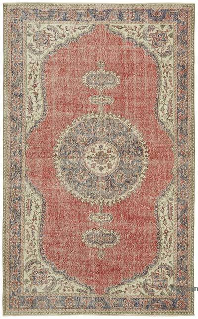 Vintage Turkish Hand-Knotted Rug - 6' 8" x 10' 9" (80 in. x 129 in.)