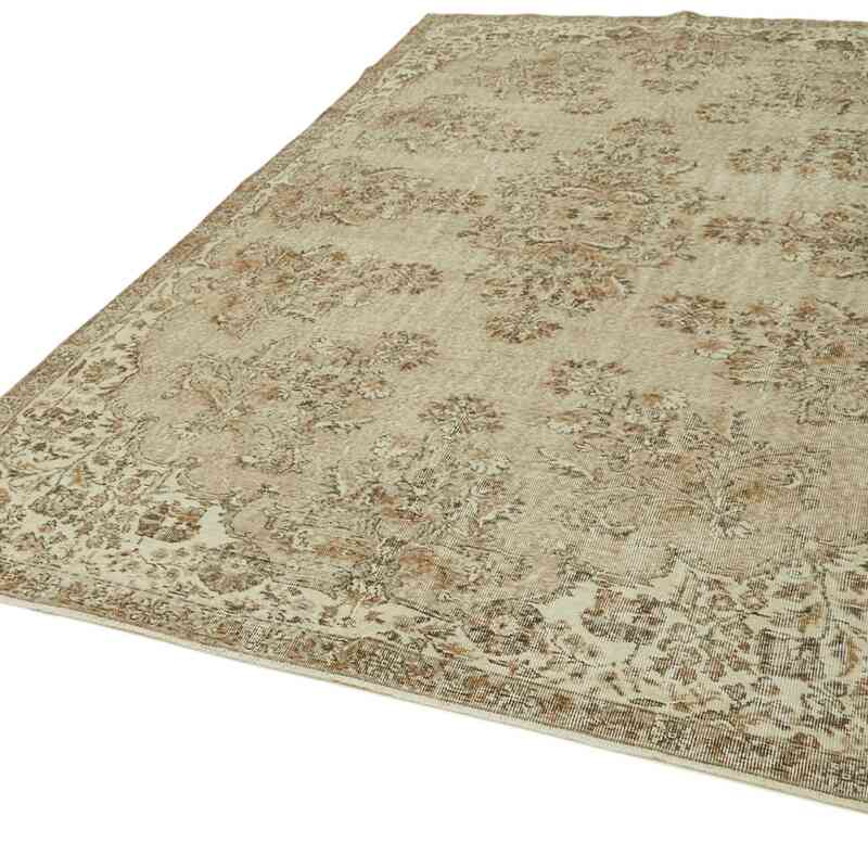 Alfombra Vintage Turca Anudada a Mano - 208 cm x 326 cm - K0061181