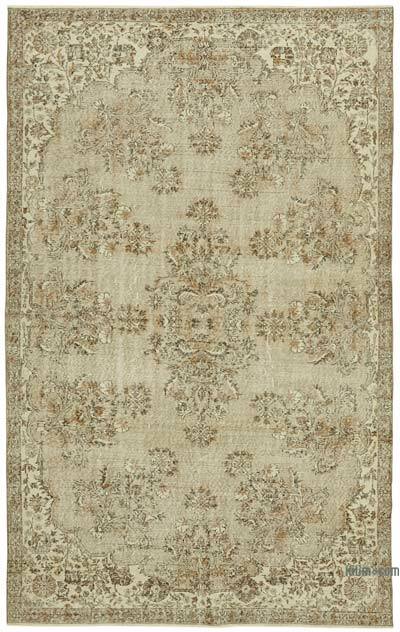 Vintage Turkish Hand-Knotted Rug - 6' 10" x 10' 8" (82 in. x 128 in.)