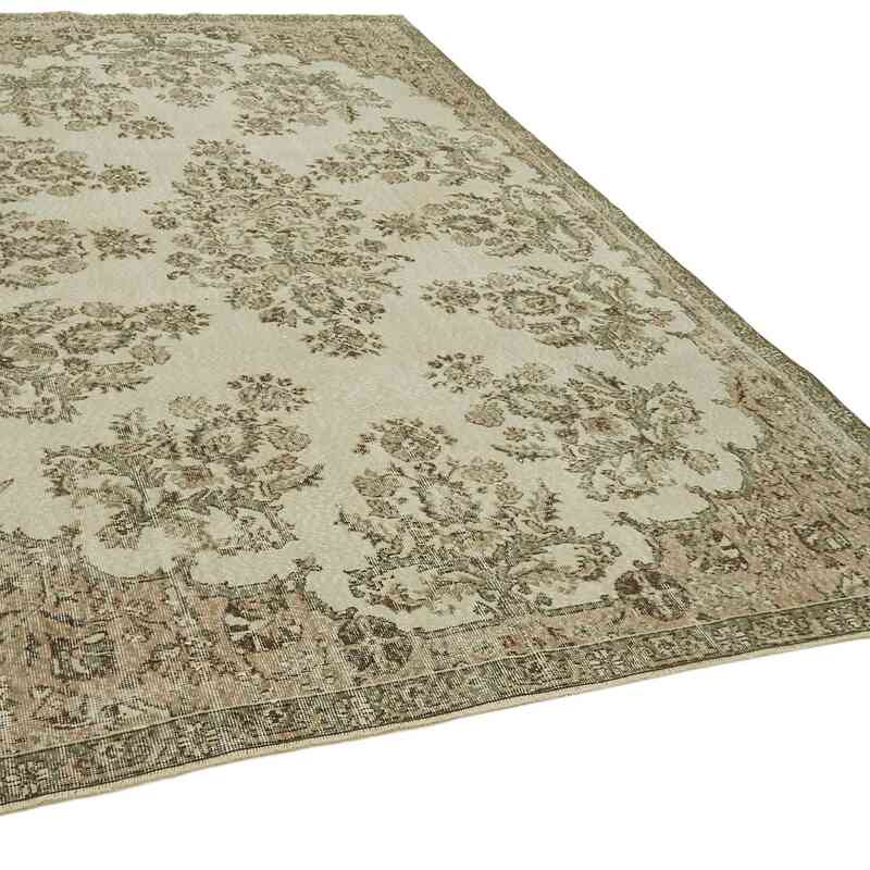 Vintage Turkish Hand-Knotted Rug - 6' 10" x 10' 9" (82" x 129") - K0061193