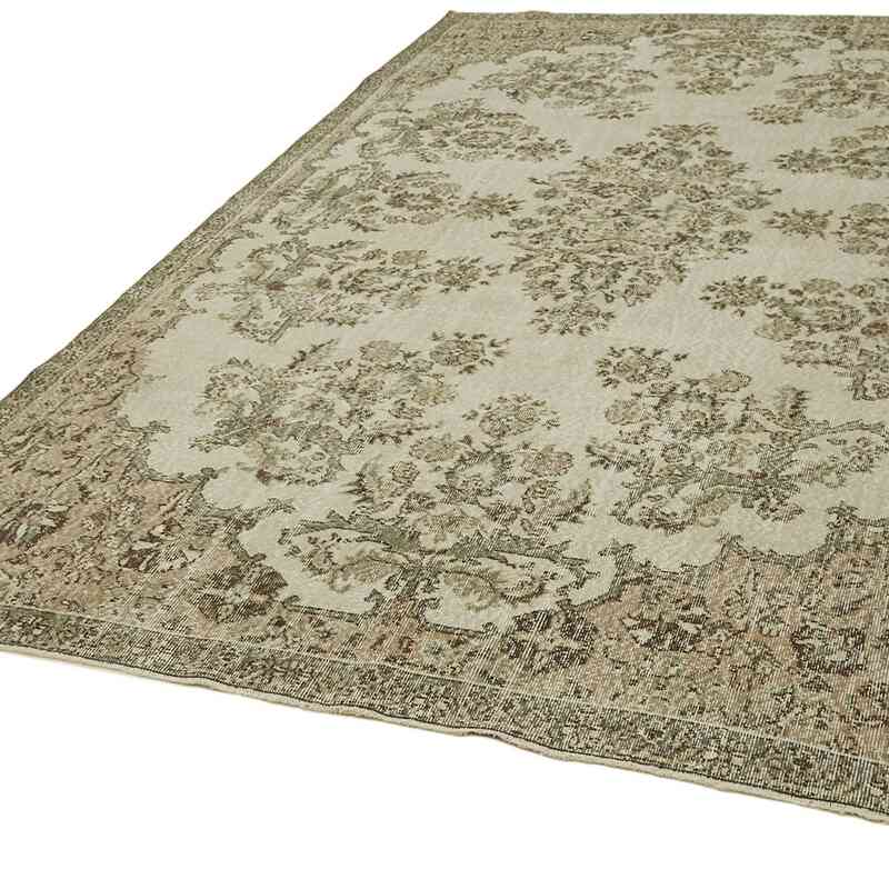 Vintage Turkish Hand-Knotted Rug - 6' 10" x 10' 9" (82" x 129") - K0061193