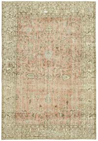 El Dokuma Vintage Halı - 217 cm x 310 cm