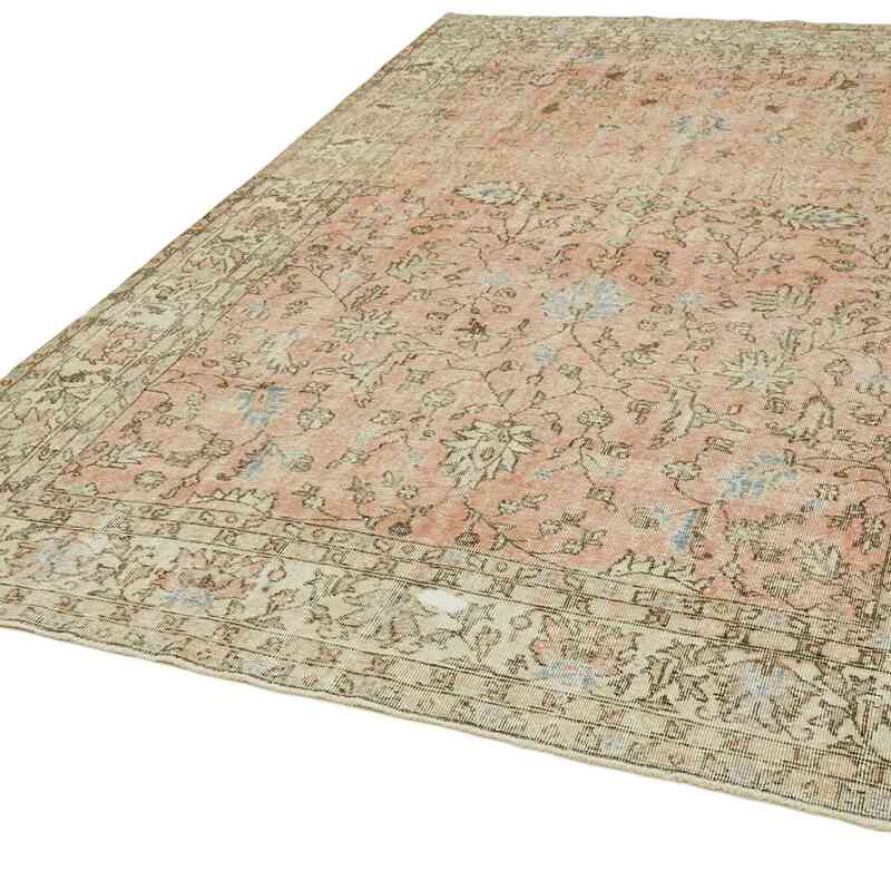 Alfombra Vintage Turca Anudada a Mano - 217 cm x 310 cm - K0061203