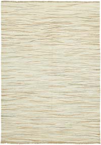 Beige New Contemporary Handwoven Kilim Rug - 8' 2" x 11' 6" (98" x 138") - Vintage Yarn