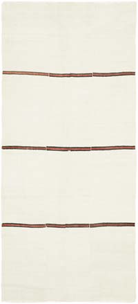 Vintage Anatolian Hemp Kilim Rug - 5' 9" x 12' 3" (69" x 147")