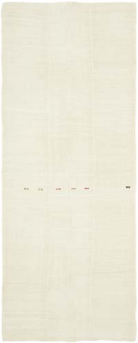 Alfombra Kilim Vintage de Cáñamo de Anatolia - 190 cm x 458 cm