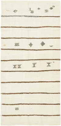 Vintage Anadolu Kendir Kilim - 178 cm x 372 cm - 178 cm x 372 cm