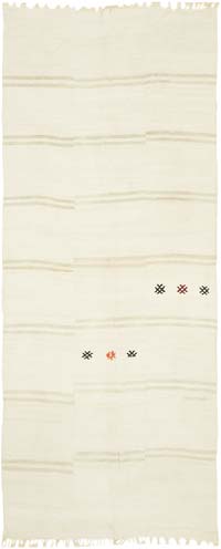Alfombra Kilim Vintage de Cáñamo de Anatolia - 205 cm x 470 cm