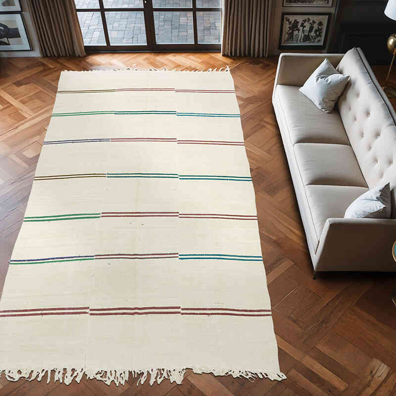Alfombra Vintage Turco Kilim - 206 cm x 410 cm - K0061263