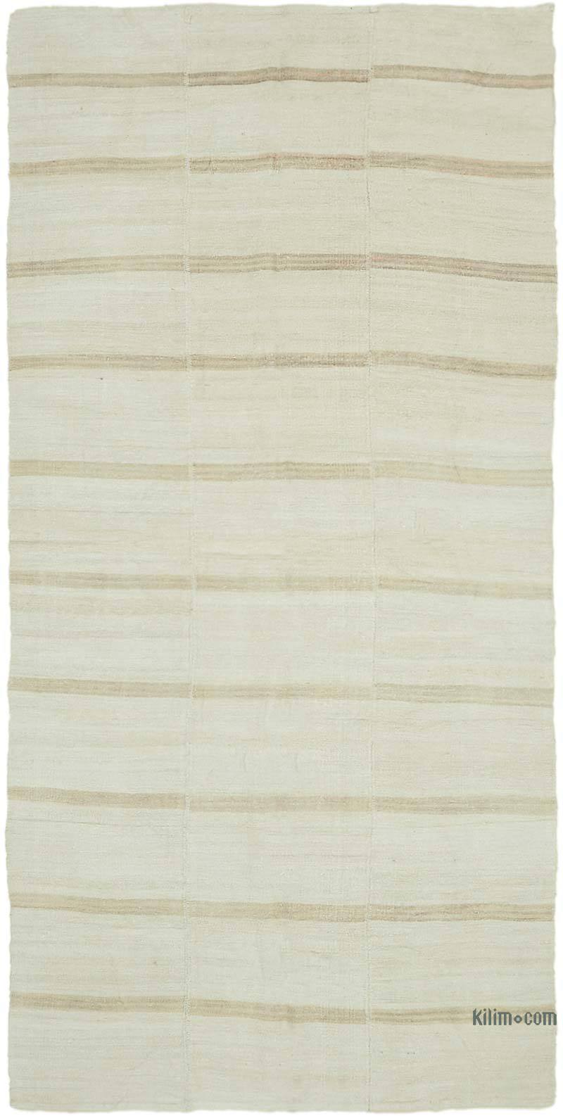 Bej Vintage Anadolu Kendir Kilim - 180 cm x 350 cm - K0061265