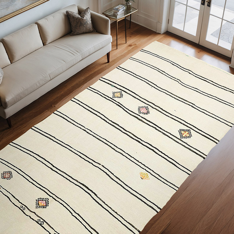 Vintage Anadolu Kendir Kilim - 200 cm x 360 cm - K0061304