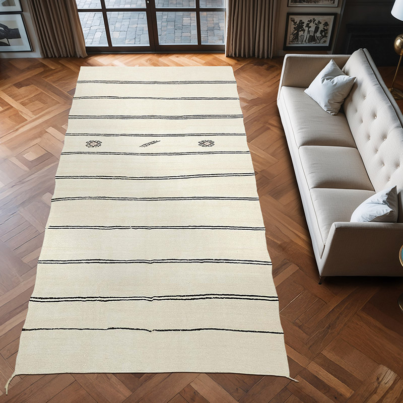 Alfombra Vintage Turco Kilim - 194 cm x 380 cm - K0061309