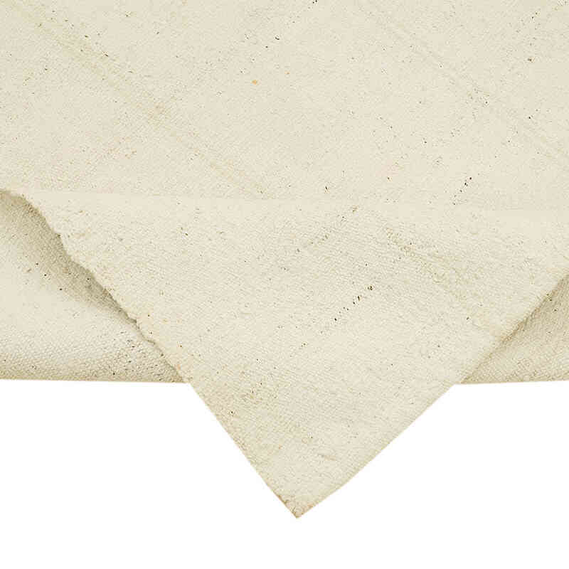 Beige Alfombra Vintage Turco Kilim - 114 cm x 293 cm - K0061321