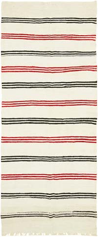Vintage Anatolian Hemp Kilim Rug - 5' 6" x 12' 10" (66" x 154")