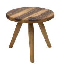 Mesa Auxiliar Mid-Century Modern de Nogal