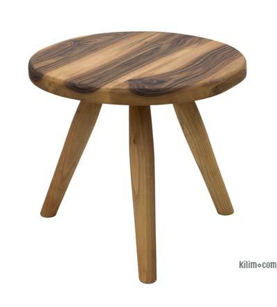 Mid-Century Modern Style Walnut Side Table