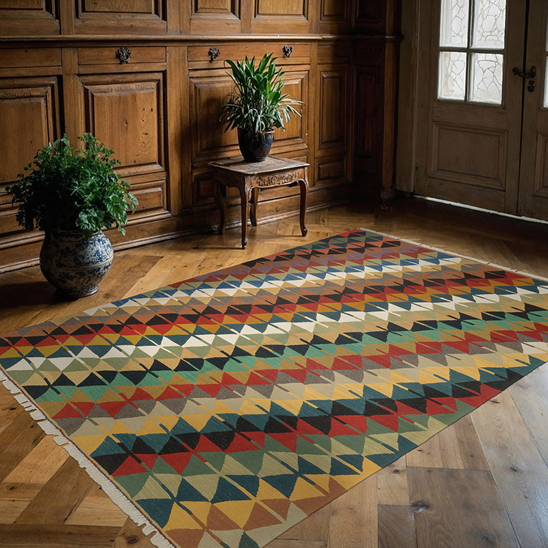 Yeni Kök Boya El Dokuma Kilim - 173 cm x 242 cm - K0061369