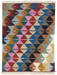 Yeni Kök Boya El Dokuma Kilim - 95 cm x 122 cm