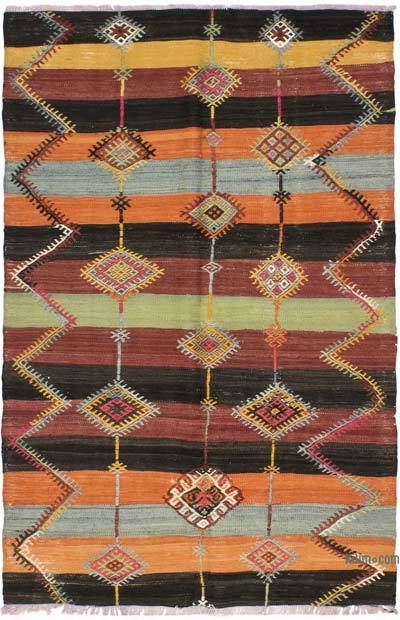 复古Sivas Kilim地毯- 3' 9