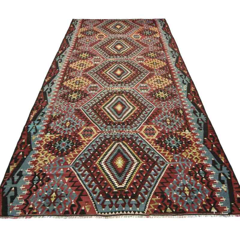 Vintage Esme Kilim Rug - 5' 3" x 10' 2" (63" x 122") - K0061410