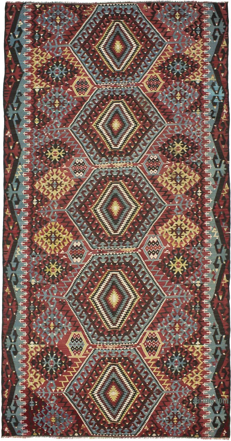 Vintage Esme Kilim Rug - 5' 3" x 10' 2" (63" x 122") - K0061410