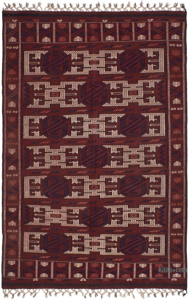 Vintage Bergama Kilimi - 131 cm x 191 cm - K0061411