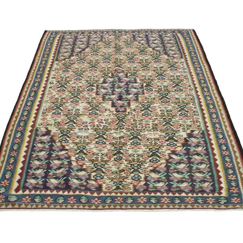 Alfombra Senna Kilim Vintage - 145 cm x 195 cm - K0061415