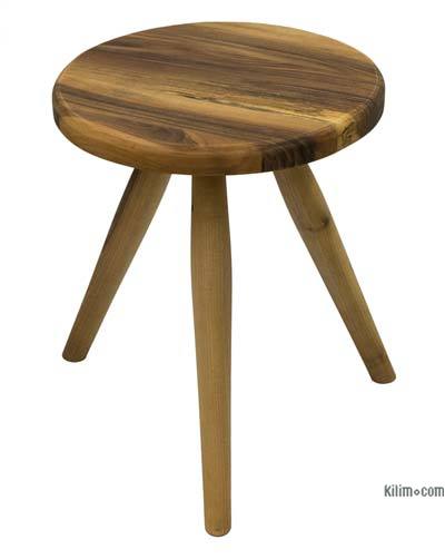 Mid-Century Modern Style Walnut Side Table