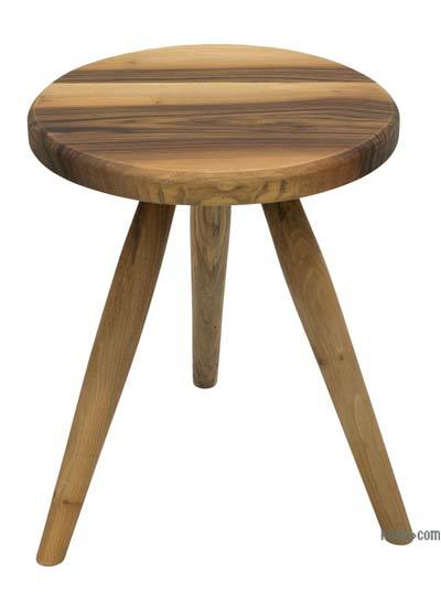 Mid Century Modern Style Walnut Side Table