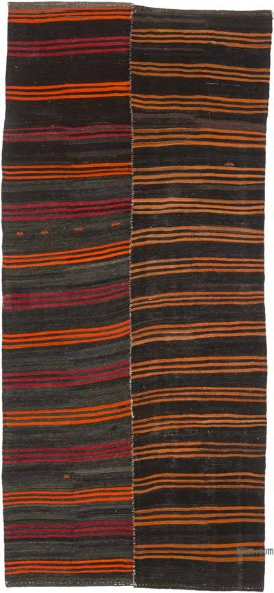 复古安纳托利亚Kilim地毯- 5英尺8英寸x12英尺5英寸(68英寸)。x 149。)