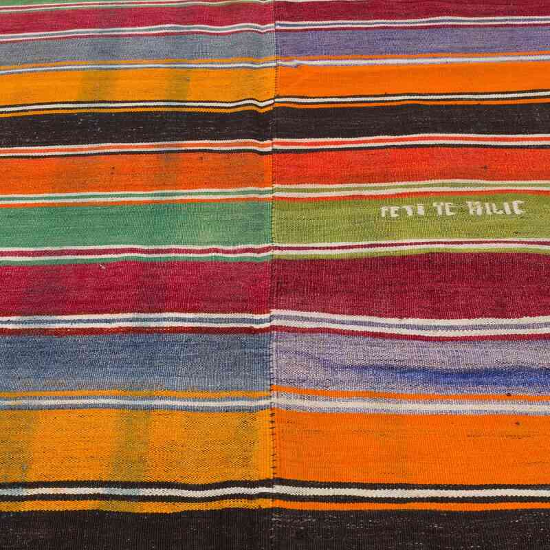 Vintage Anatolian Kilim Rug - 6' 2" x 11' 6" (74" x 138") - K0061475