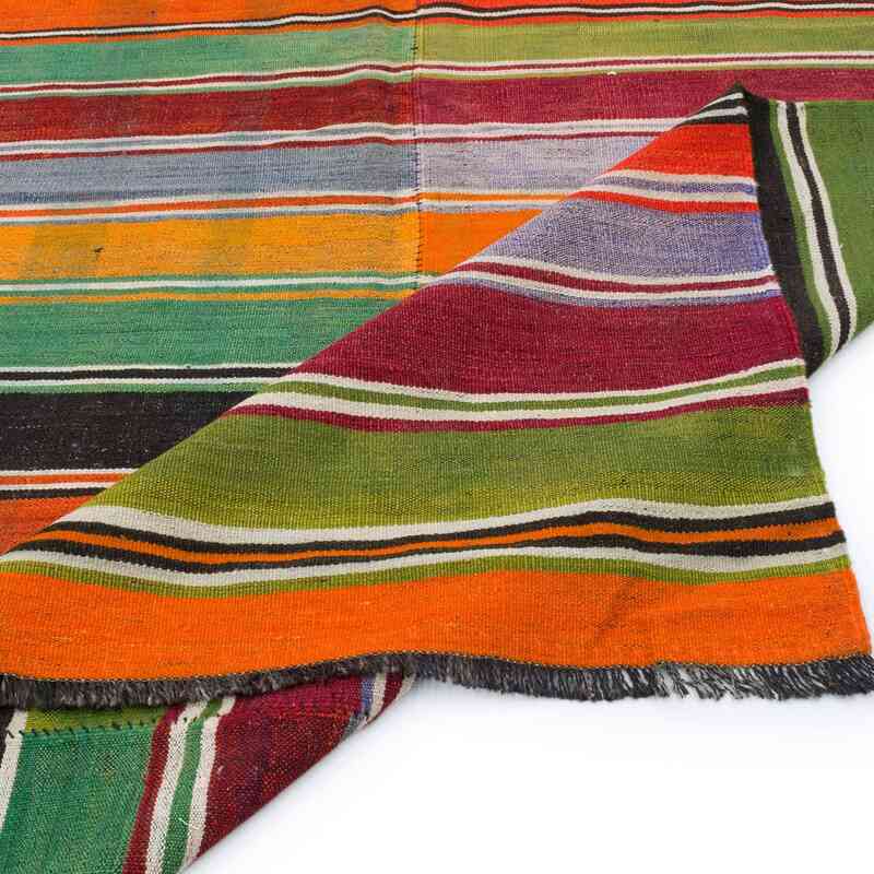 Vintage Anatolian Kilim Rug - 6' 2" x 11' 6" (74" x 138") - K0061475