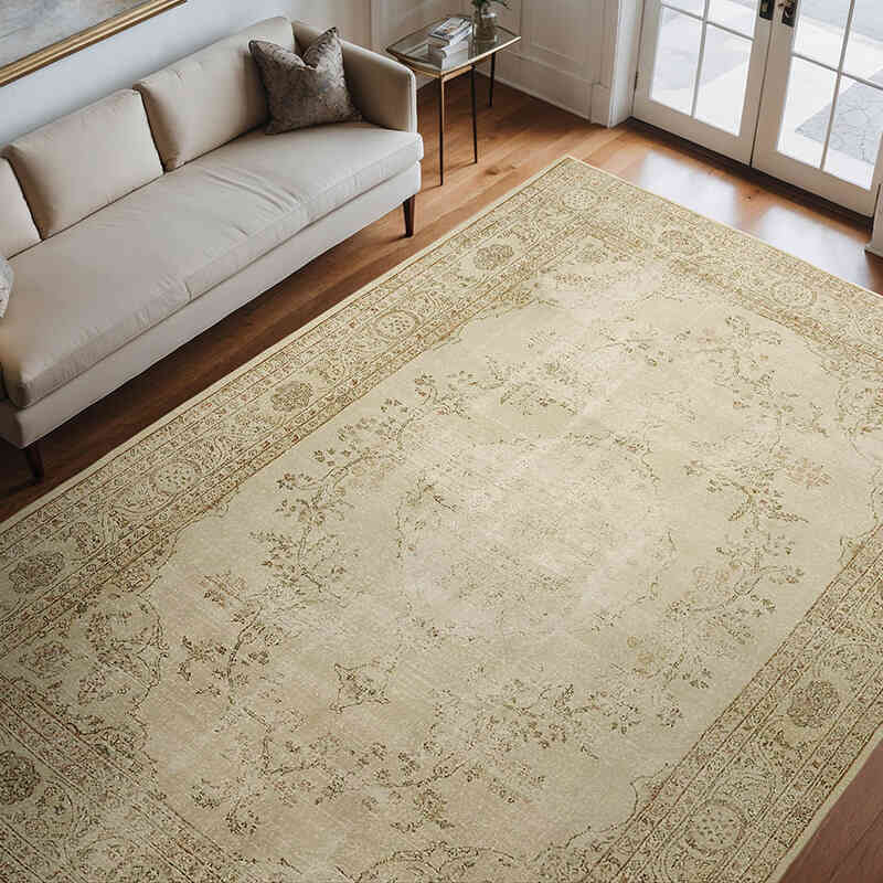 Alfombra Oriental Vintage Anudada a Mano - 262 cm x 361 cm - K0061485