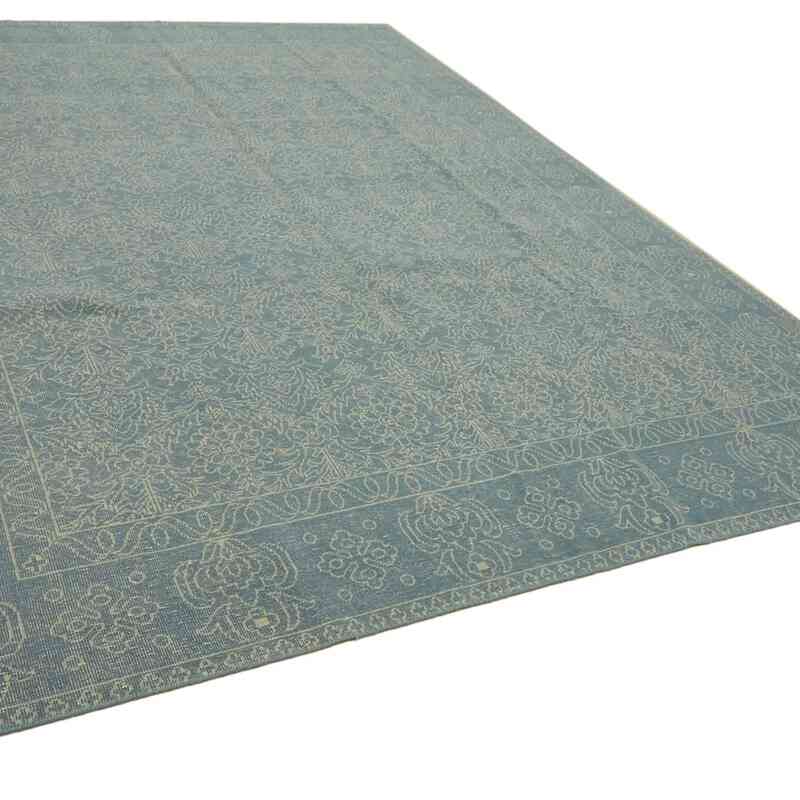 Blue New Hand-Knotted Rug - 9'  x 12'  (108 in. x 144 in.) - K0061487