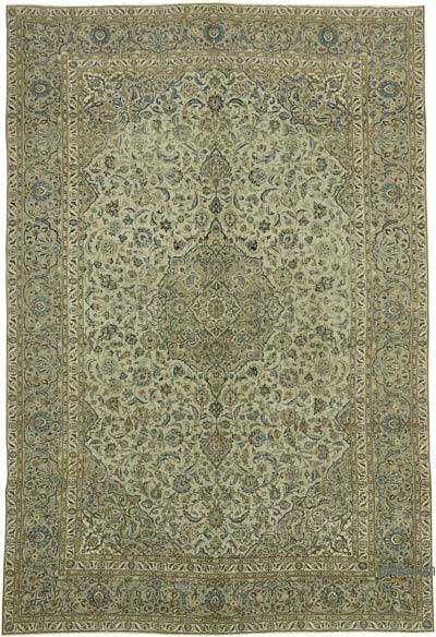 Vintage Hand-Knotted Persian Rug - 9' 6" x 14' 1" (114 in. x 169 in.)