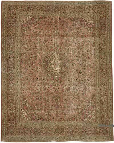 Vintage Hand-Knotted Persian Rug - 9' 6" x 12' 2" (114 in. x 146 in.)