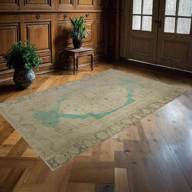 El Dokuma Vintage Halı - 170 cm x 265 cm - K0061520