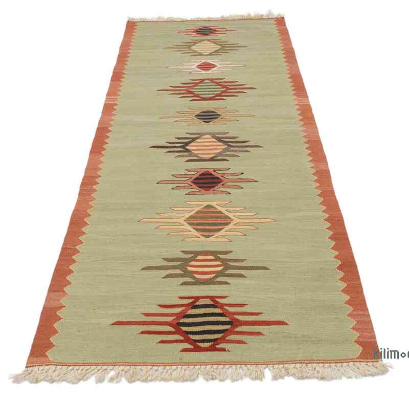 Yeni Kök Boya El Dokuma Yolluk Kilim - 71 cm x 207 cm - K0061674