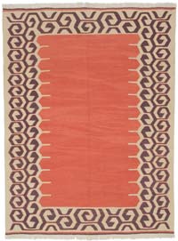 New Handwoven Turkish Kilim Rug - 5'  x 6' 5" (60" x 77")