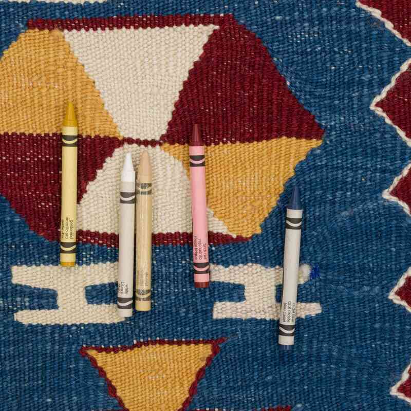 Yeni Kök Boya El Dokuma Kilim - 124 cm x 184 cm - K0061677