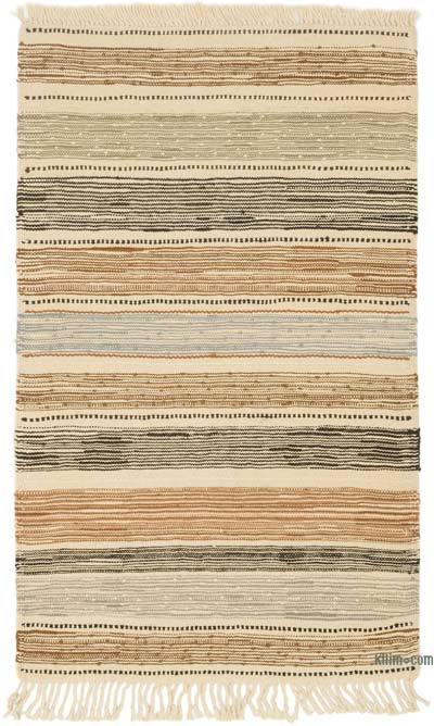 New Handwoven Turkish Kilim Rug - 2' 9" x 4' 7" (33 in. x 55 in.)